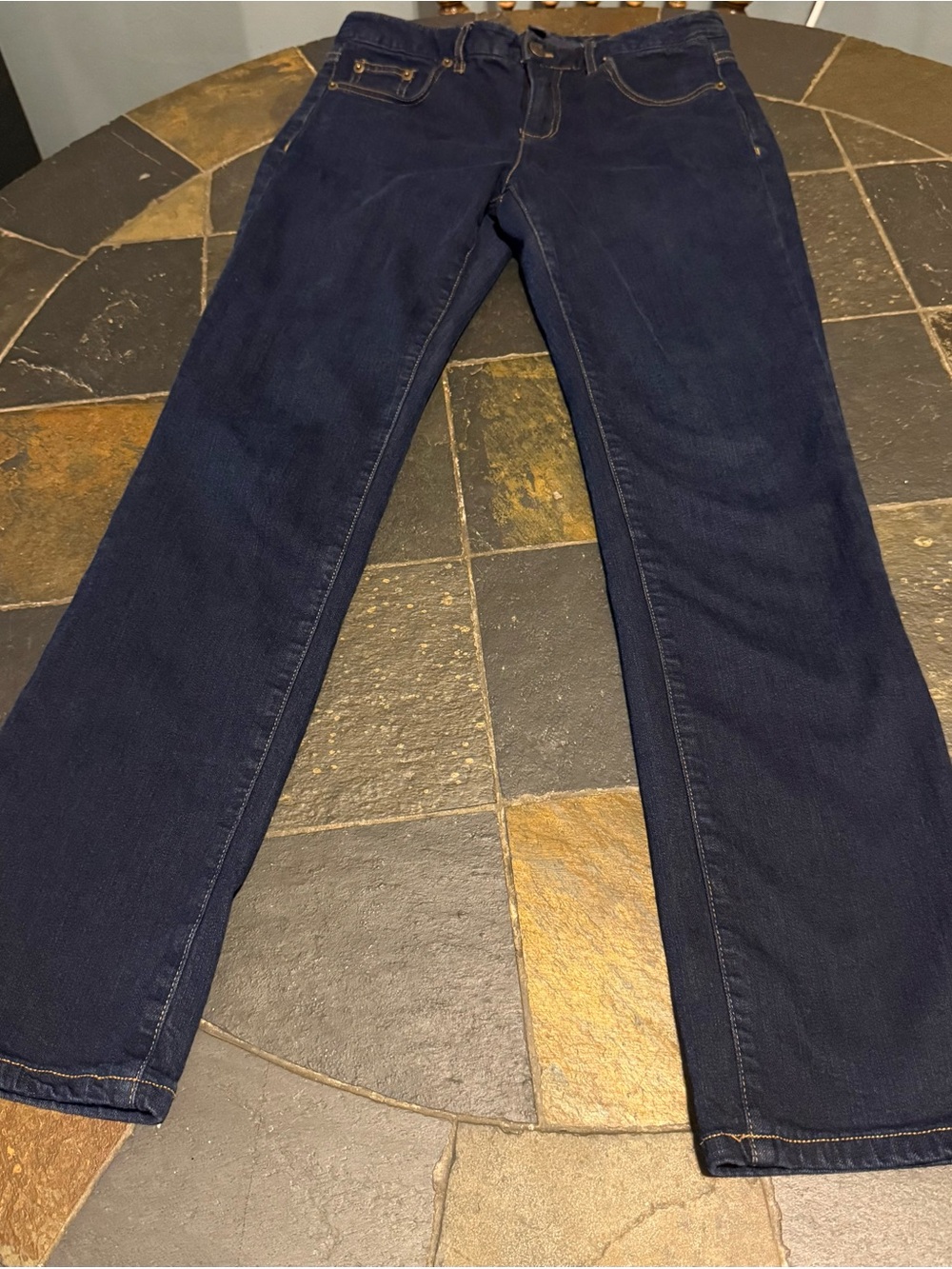 Chaps Women's Dark Navy Wide-Leg Jeans